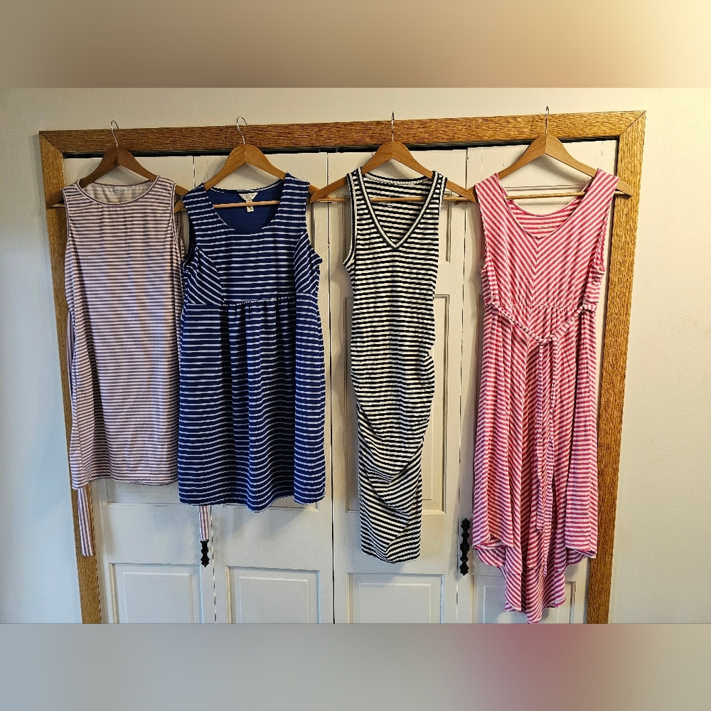 Maternity Tank Sleeveless Dress Lot of 4 Medium